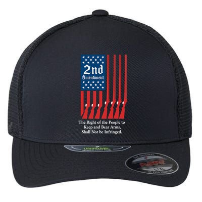 2nd Amendment Script Flexfit Unipanel Trucker Cap