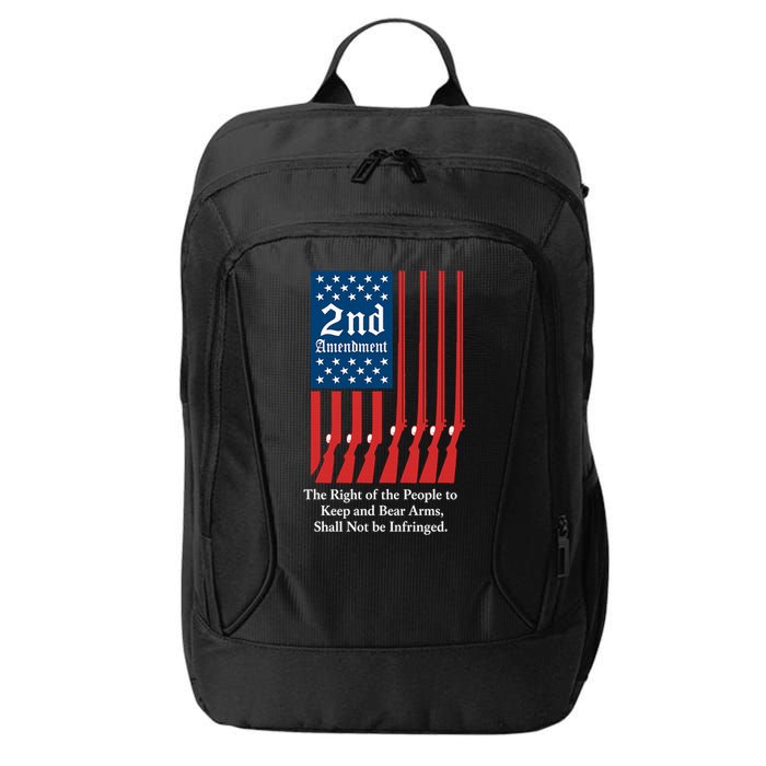 2nd Amendment Script City Backpack