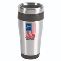 2nd Amendment Script 16oz Travel Tumbler