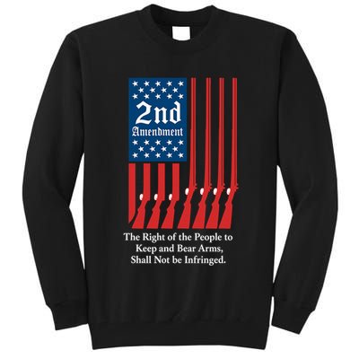 2nd Amendment Script Tall Sweatshirt