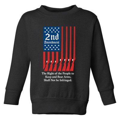 2nd Amendment Script Toddler Sweatshirt
