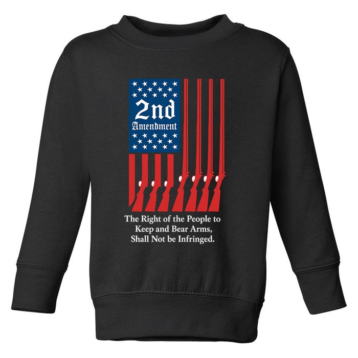 2nd Amendment Script Toddler Sweatshirt