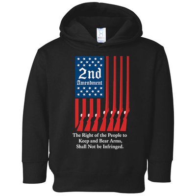 2nd Amendment Script Toddler Hoodie