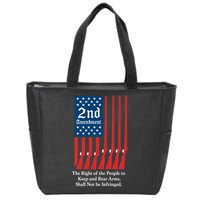 2nd Amendment Script Zip Tote Bag