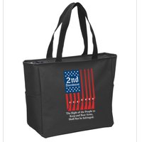 2nd Amendment Script Zip Tote Bag