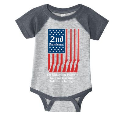 2nd Amendment Script Infant Baby Jersey Bodysuit