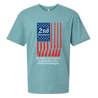 2nd Amendment Script Sueded Cloud Jersey T-Shirt