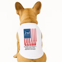 2nd Amendment Script Doggie Tank
