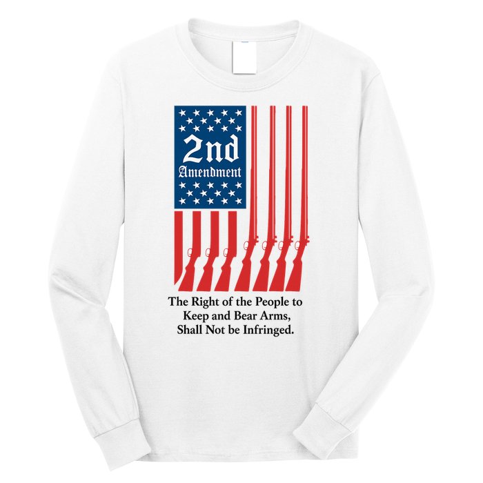 2nd Amendment Script Long Sleeve Shirt