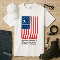 2nd Amendment Script Tall T-Shirt