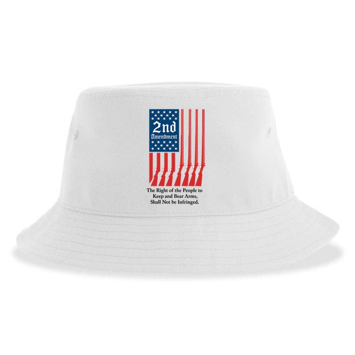 2nd Amendment Script Sustainable Bucket Hat
