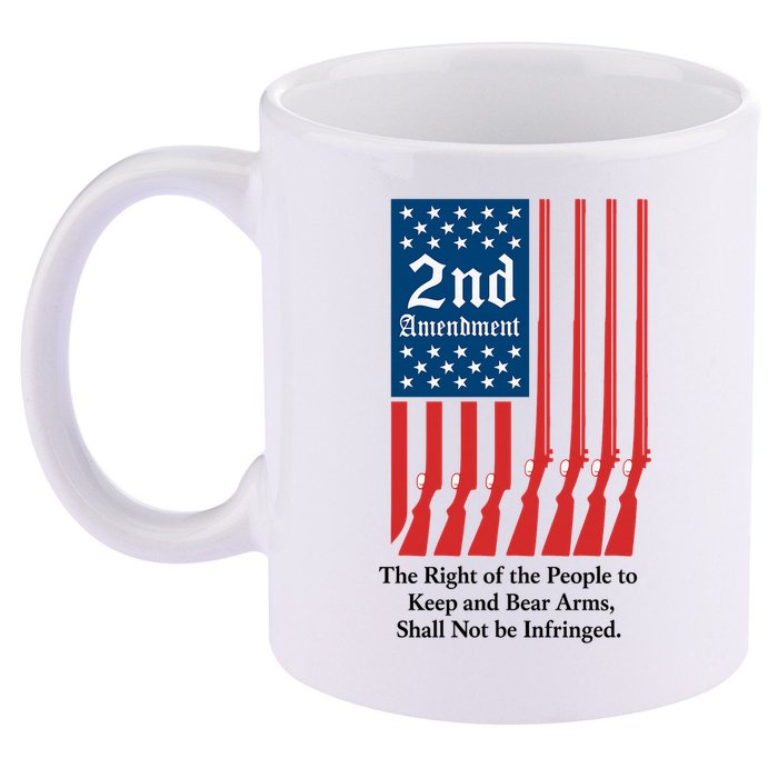 2nd Amendment Script 11oz C Handle Ceramic Mug
