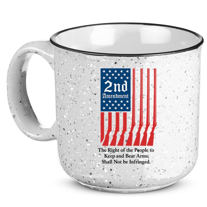 2nd Amendment Script 15oz Campfire Ceramic Mug