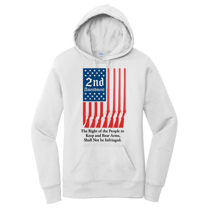 2nd Amendment Script Women's Pullover Hoodie