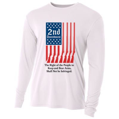 2nd Amendment Script Cooling Performance Long Sleeve Crew