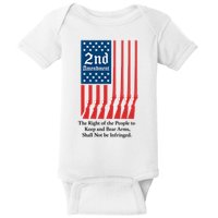 2nd Amendment Script Baby Bodysuit