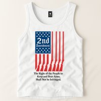 2nd Amendment Script Tank Top