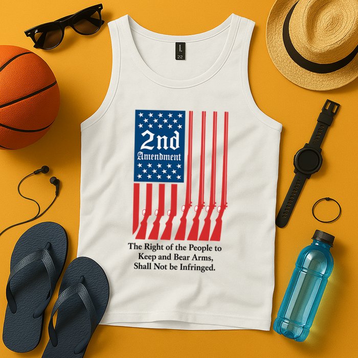 2nd Amendment Script Tank Top