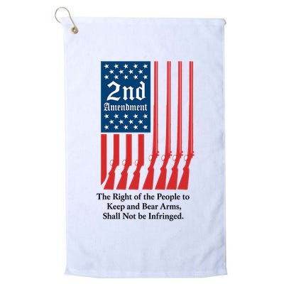 2nd Amendment Script Golf Towel