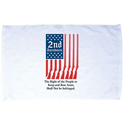 2nd Amendment Script Microfiber Hand Towel