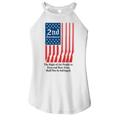 2nd Amendment Script Women's Perfect Tri Rocker Tank