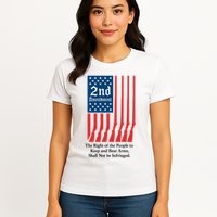 2nd Amendment Script Womens T-Shirt