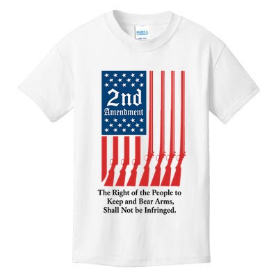 2nd Amendment Script Kids T-Shirt