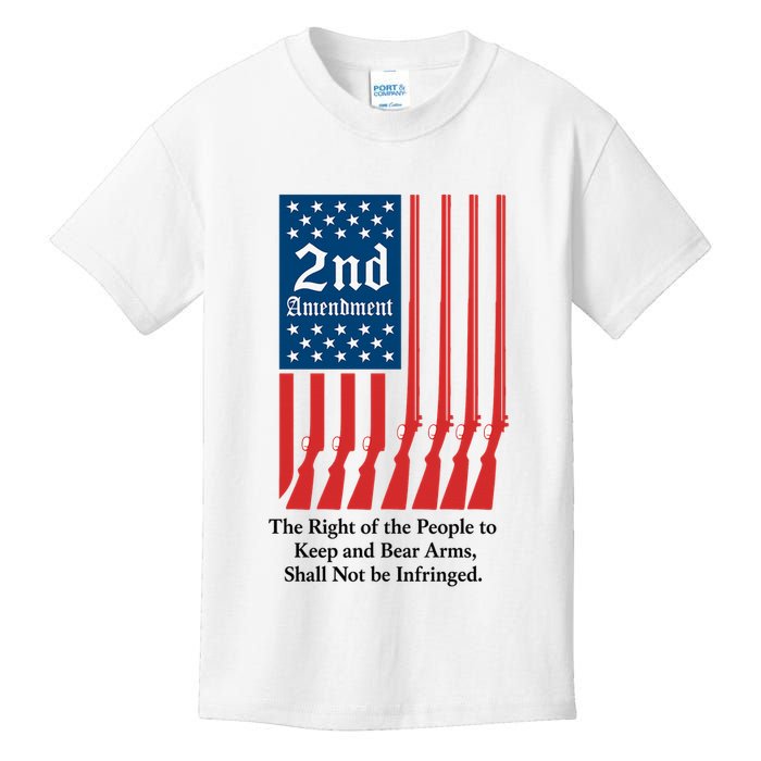 2nd Amendment Script Kids T-Shirt