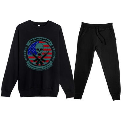 2nd Amendment The Right For The People To Keep Premium Crewneck Sweatsuit Set