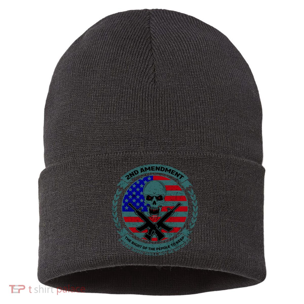 2nd Amendment The Right For The People To Keep Sustainable Knit Beanie