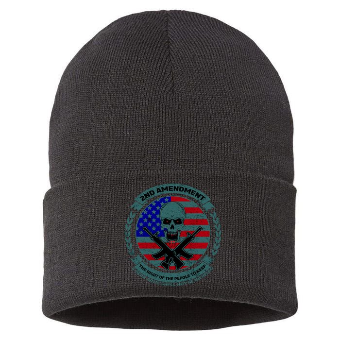 2nd Amendment The Right For The People To Keep Sustainable Knit Beanie