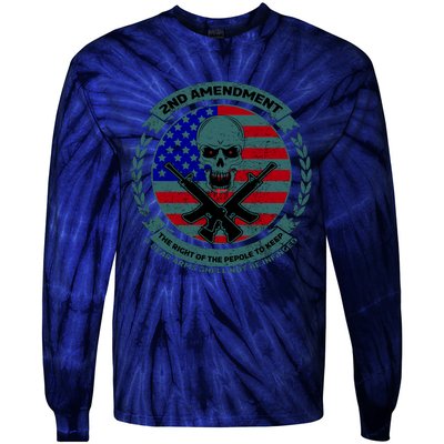 2nd Amendment The Right For The People To Keep Tie-Dye Long Sleeve Shirt