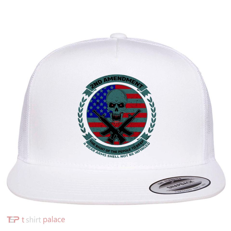 2nd Amendment The Right For The People To Keep Flat Bill Trucker Hat