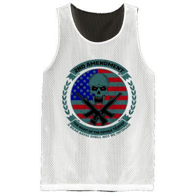 2nd Amendment The Right For The People To Keep Mesh Reversible Basketball Jersey Tank