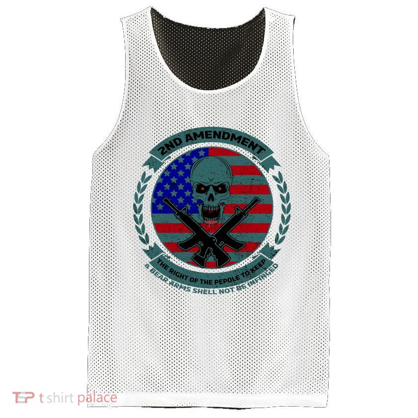 2nd Amendment The Right For The People To Keep Mesh Reversible Basketball Jersey Tank