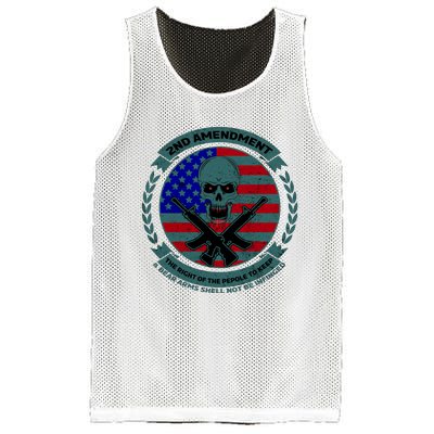 2nd Amendment The Right For The People To Keep Mesh Reversible Basketball Jersey Tank