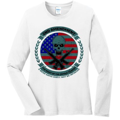 2nd Amendment The Right For The People To Keep Ladies Long Sleeve Shirt