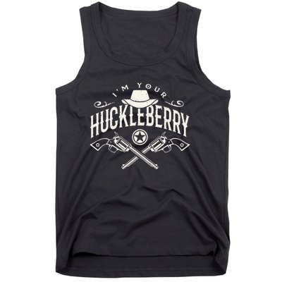 2nd Amendment Western Gunfighter CCW Huckleberry Tank Top