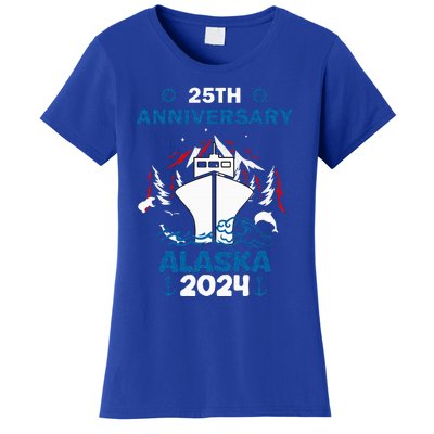 25th Anniversary Wedding Alaska Cruise 2024 Women's T-Shirt