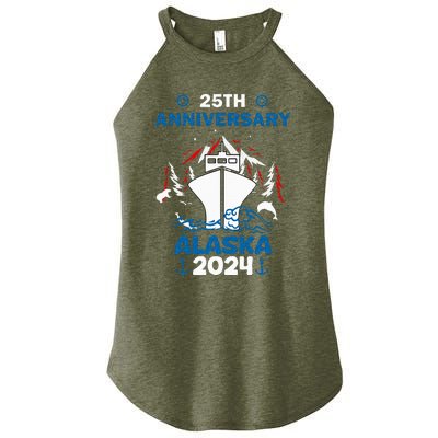 25th Anniversary Wedding Alaska Cruise 2024 Women's Perfect Tri Rocker Tank