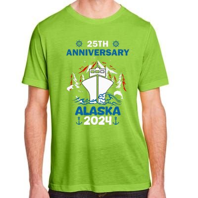 25th Anniversary Wedding Alaska Cruise 2024 Adult ChromaSoft Performance T-Shirt