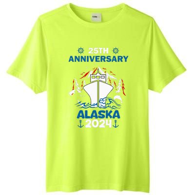 25th Anniversary Wedding Alaska Cruise 2024 Tall Fusion ChromaSoft Performance T-Shirt