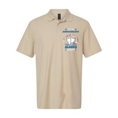 25th Anniversary Wedding Alaska Cruise 2024 Softstyle Adult Sport Polo