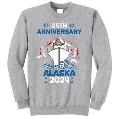 25th Anniversary Wedding Alaska Cruise 2024 Sweatshirt