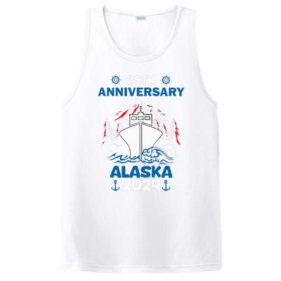 25th Anniversary Wedding Alaska Cruise 2024 PosiCharge Competitor Tank