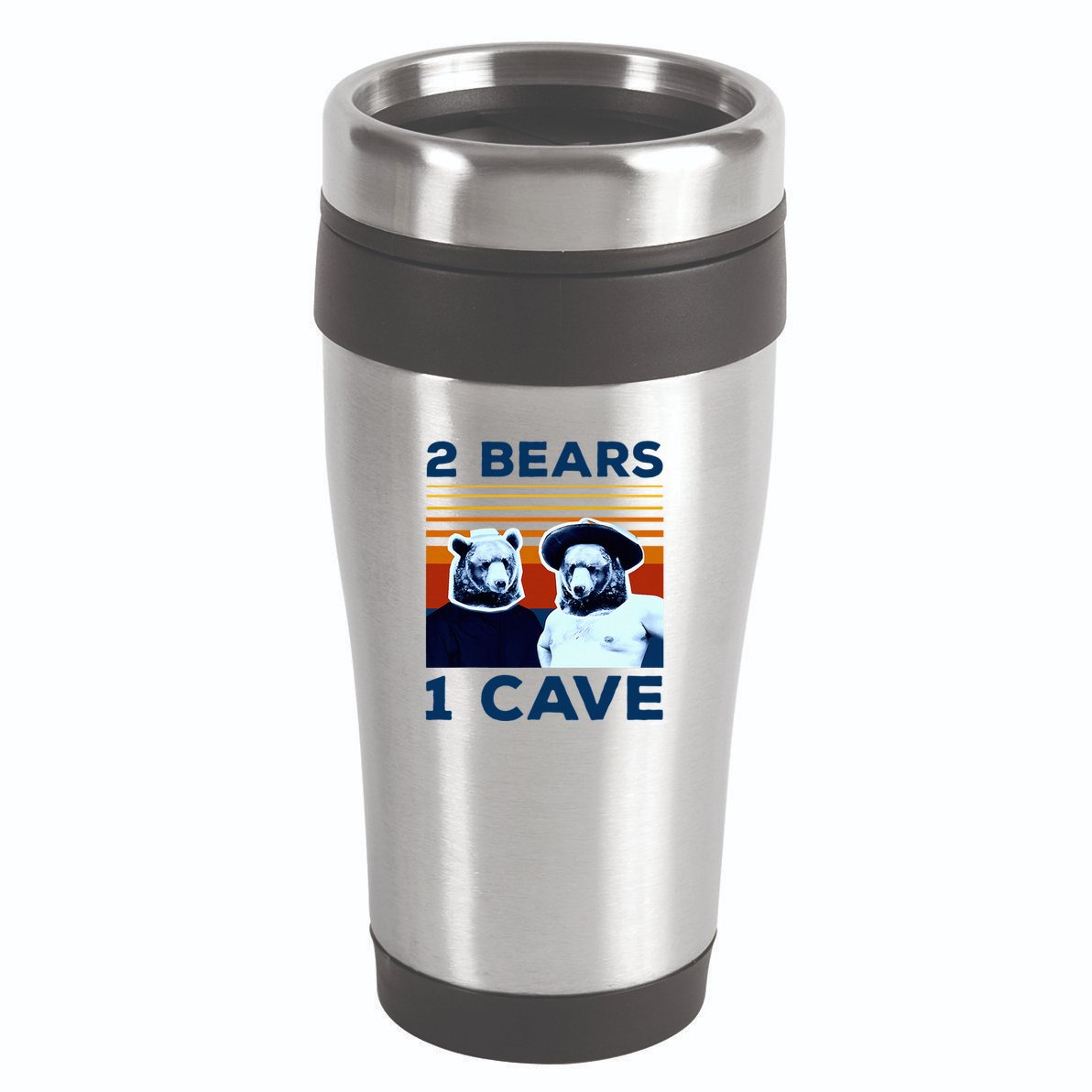 2 Bears 1 Cave 16oz Travel Tumbler