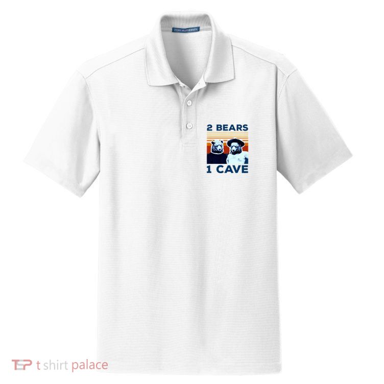 2 Bears 1 Cave Dry Zone Grid Polo