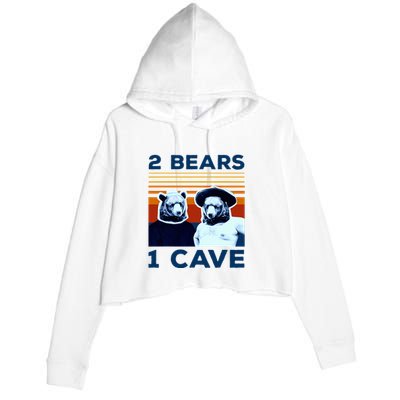 2 Bears 1 Cave Crop Fleece Hoodie