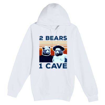 2 Bears 1 Cave Premium Pullover Hoodie