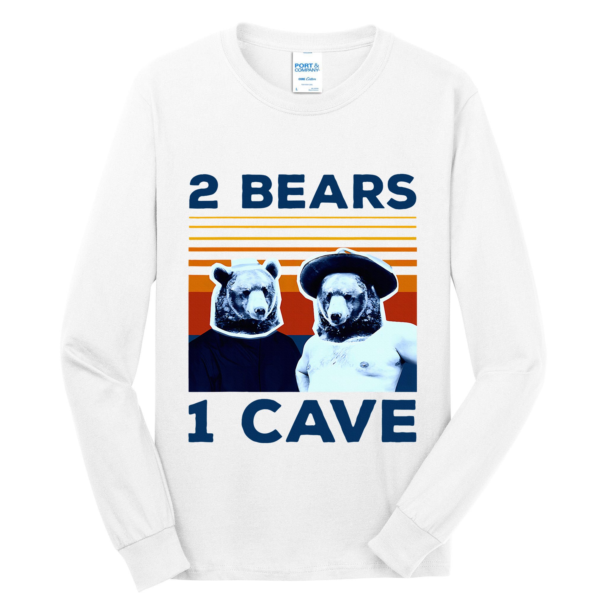 2 Bears 1 Cave Tall Long Sleeve T-Shirt